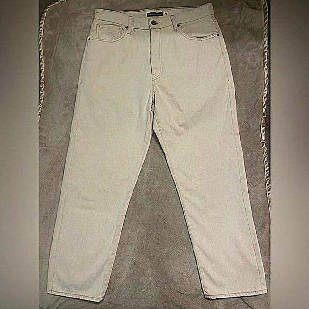 Levis Womens Jeans 32 Ecru Japanese Denim‎ Made & Crafted Column Pant Natural.